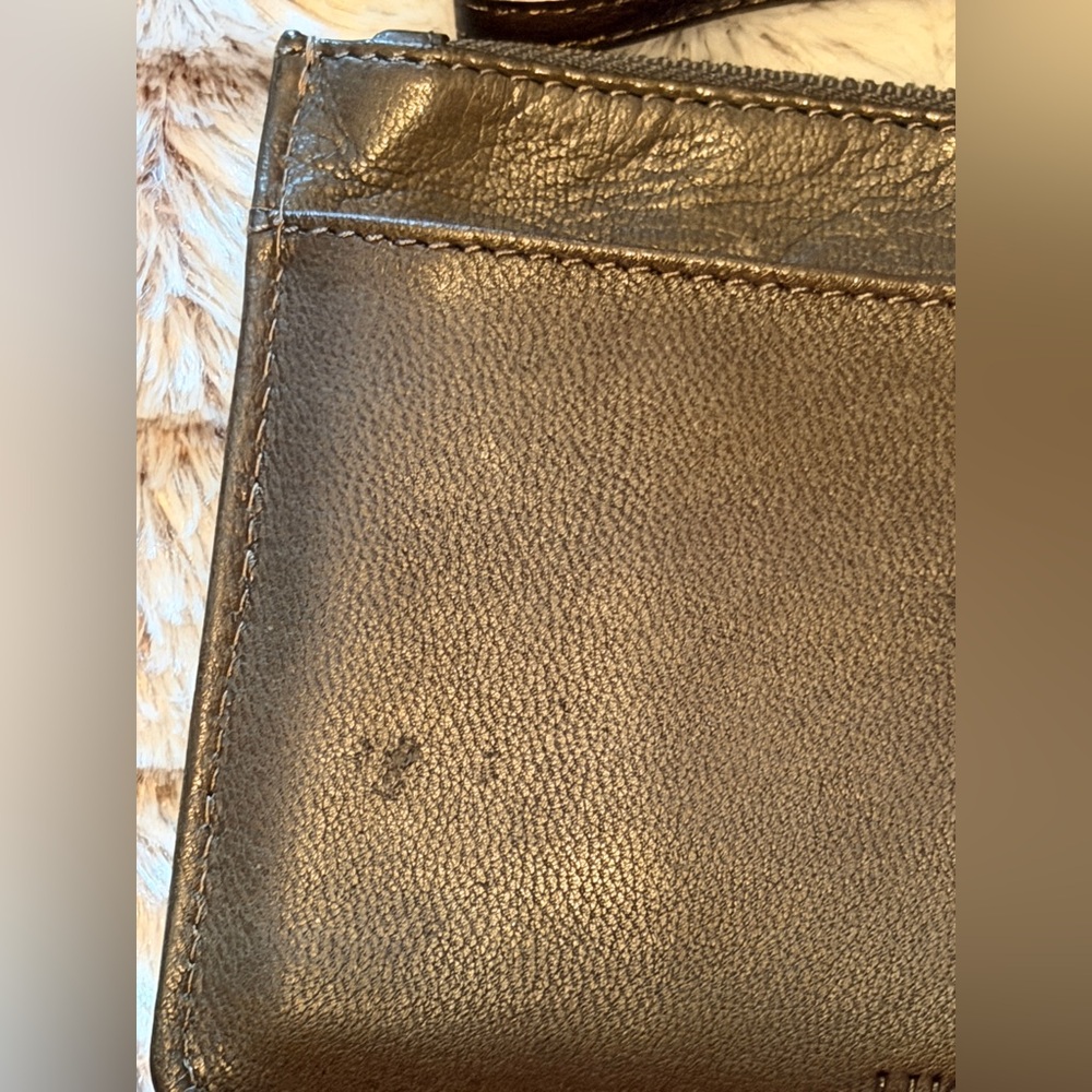 Lucky Brand Canvas Cosmetic Bag, Genuine leather Set - Picture 8 of 9
